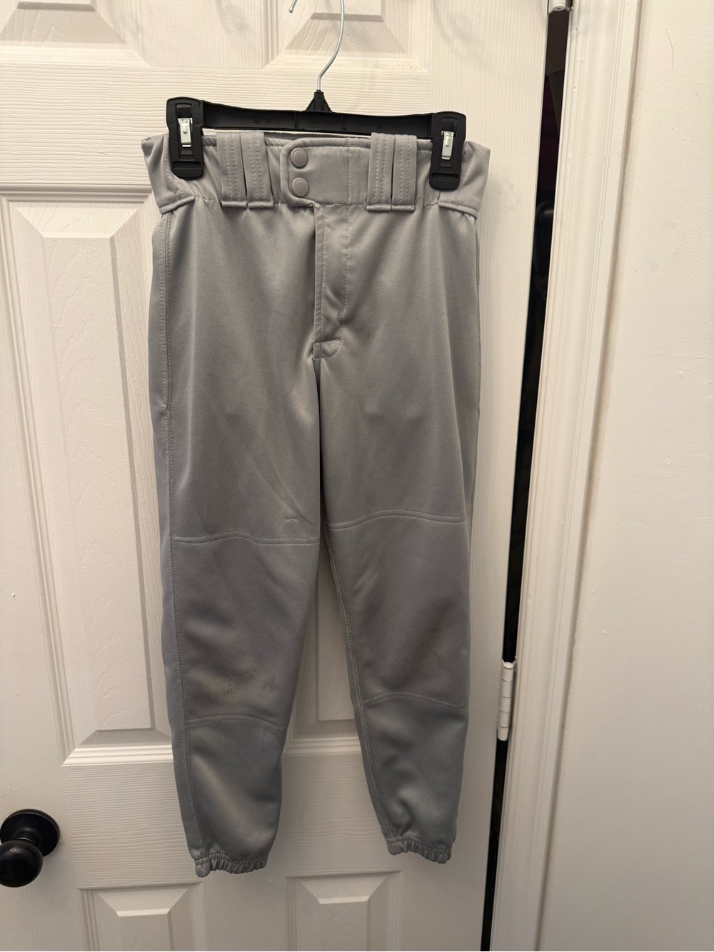 Boy’s Light Gray Athletic Baseball Pants size Youth Small